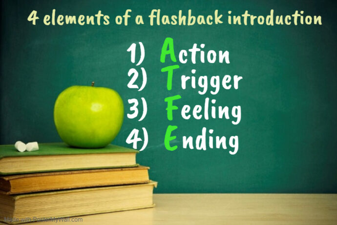 4 main elements to write a flashback introduction for Primary 5 composition