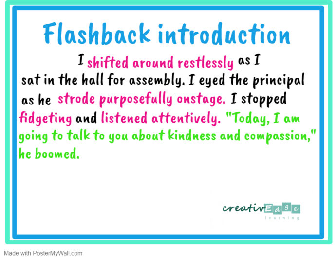 creative writing describing flashback