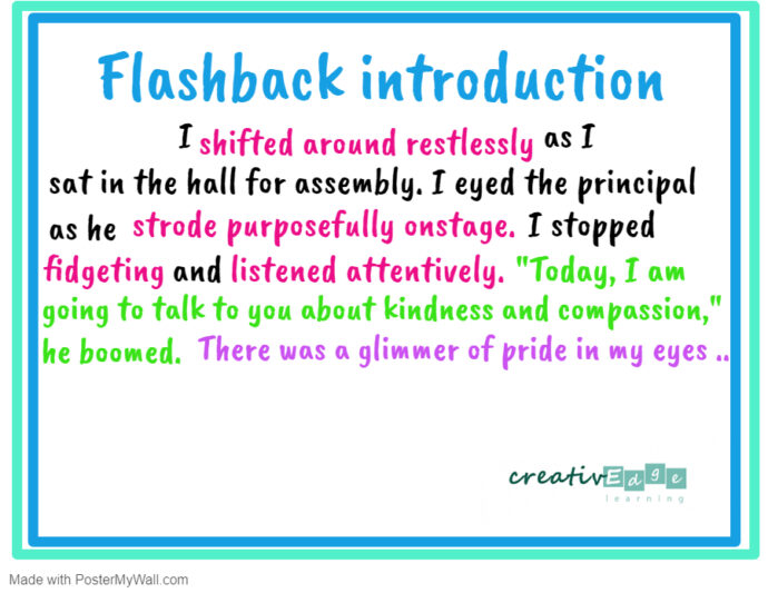 creative writing describing flashback