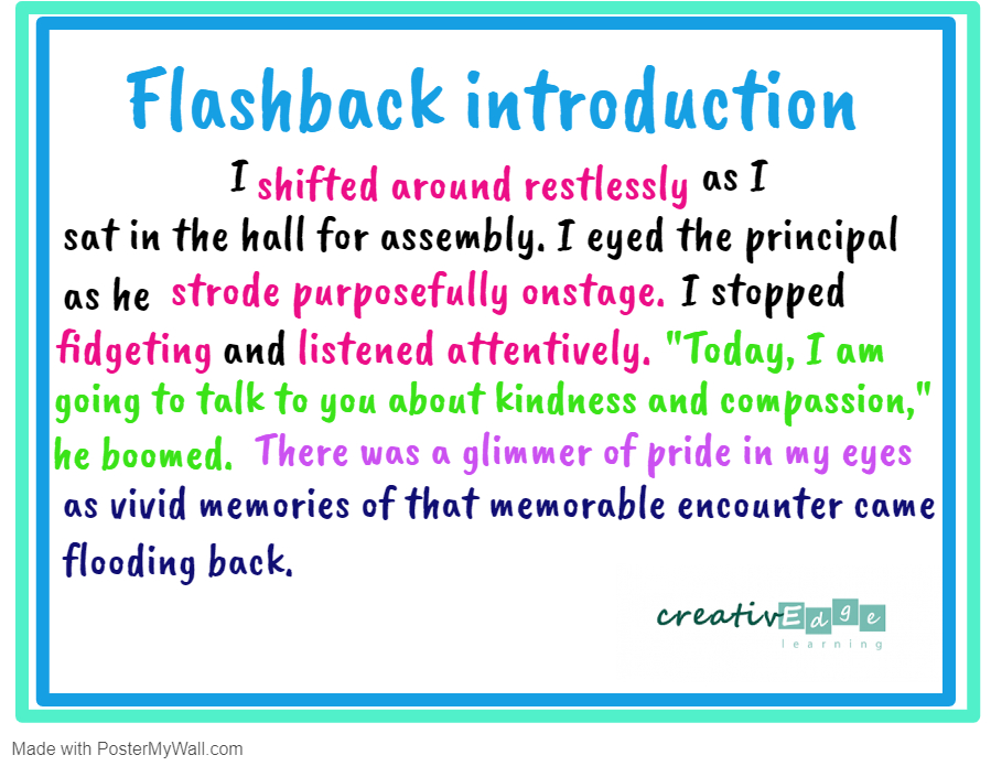 examples of flashbacks in creative writing