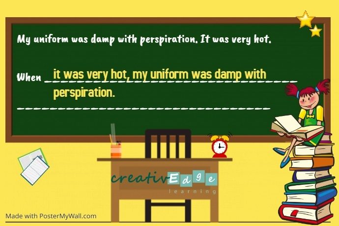 Primary 3 synthesis & transformation - correct answer for question 2