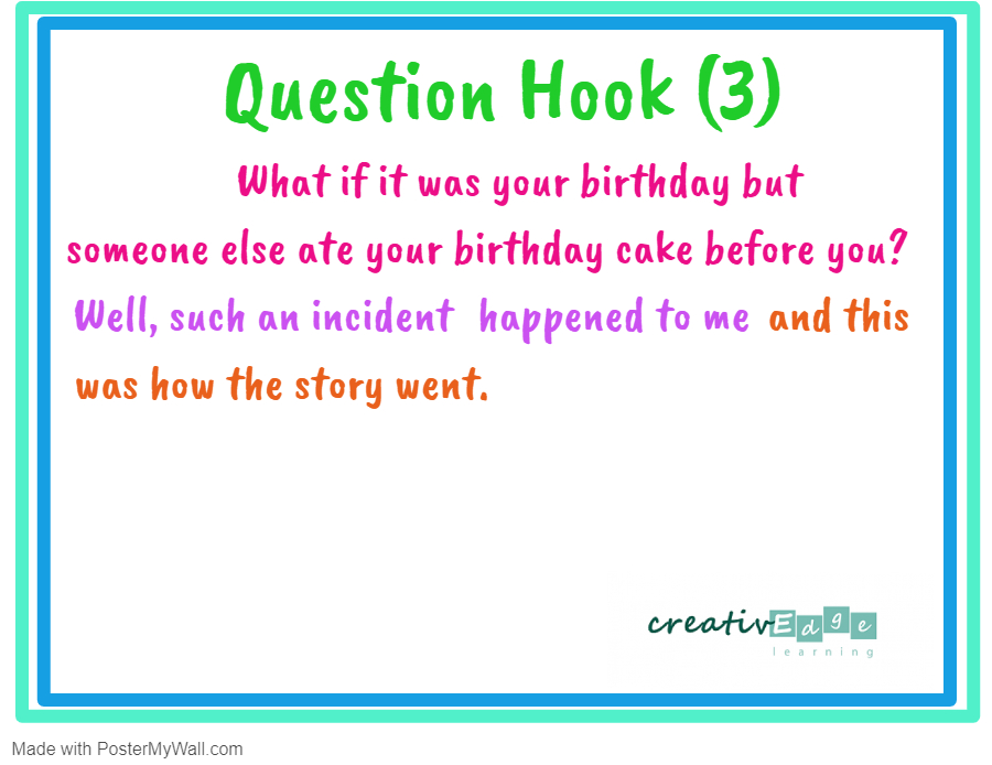 How to write a story hook for Primary 5 composition Creativedge Learning